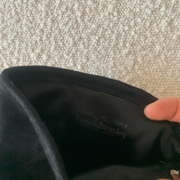 Classic over the knee lowland suede boot in black - Picture 5 of 5